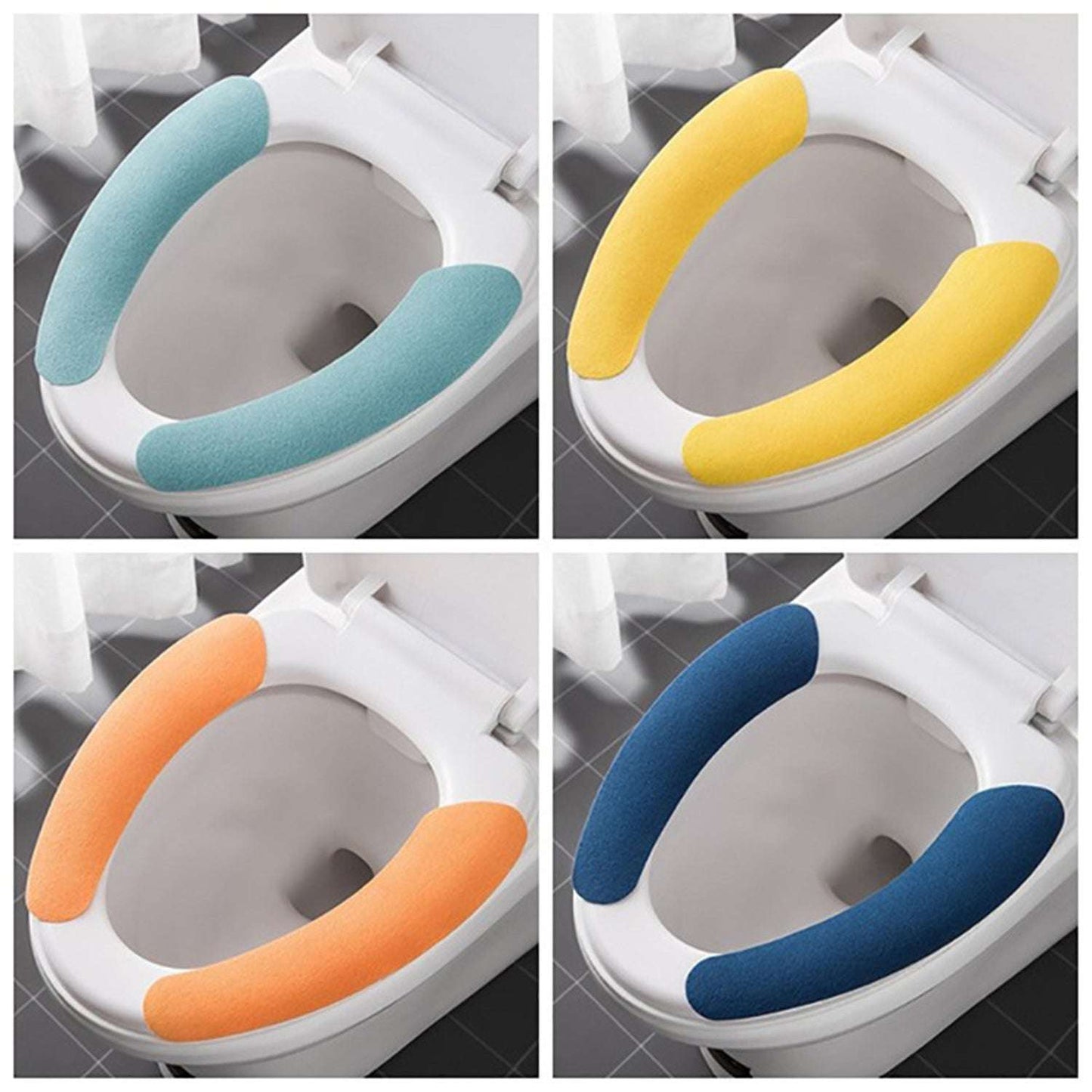 Toilet Seat Cover Toilet Seat Cushion Soft And Warm Washable Toilet Seat Cover Pads Comfortable - LootFaat