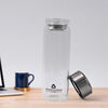 Glass Water Bottle with Steel Lid - 500ml