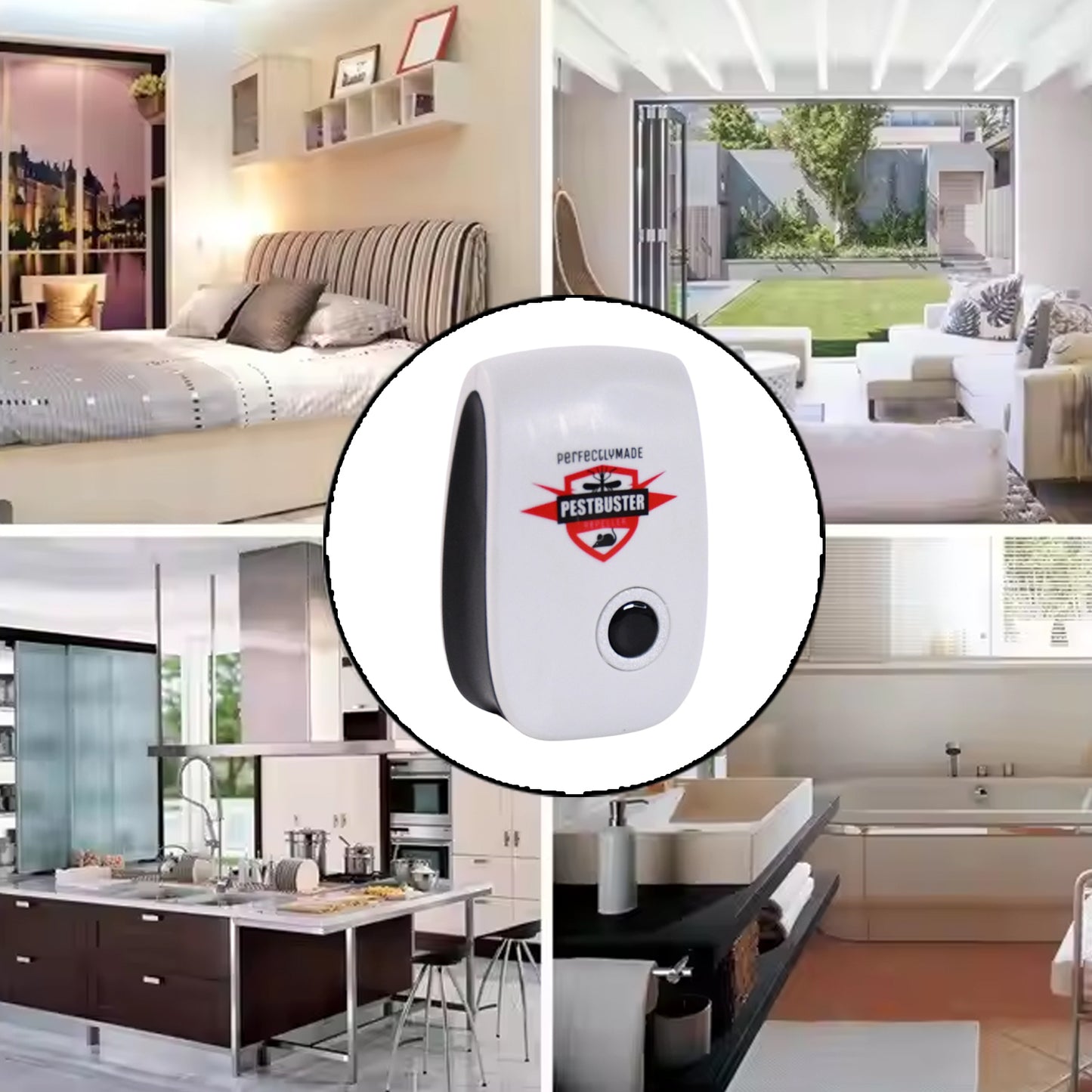 Ultrasonic Pest Repeller To Repel Rats Cockroach Mosquito Home Pest Rodent - LootFaat
