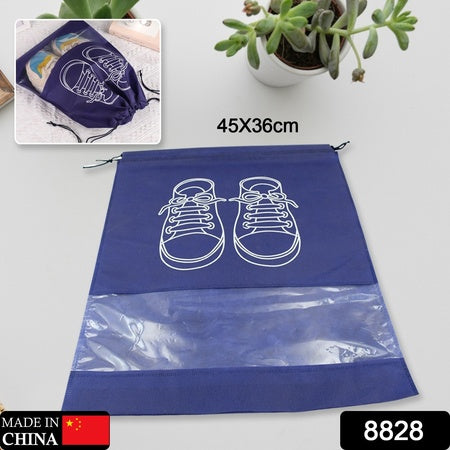 Beach Bag Shoes Storage Bag Closet Organizer Non-woven Travel Portable Bag Waterproof Pocket Clothing Classified Hanging Bag Shoe Bag Luggage Travel Portable Shoe Pouch Non Woven Transparent Window (1 Pc ) - LootFaat