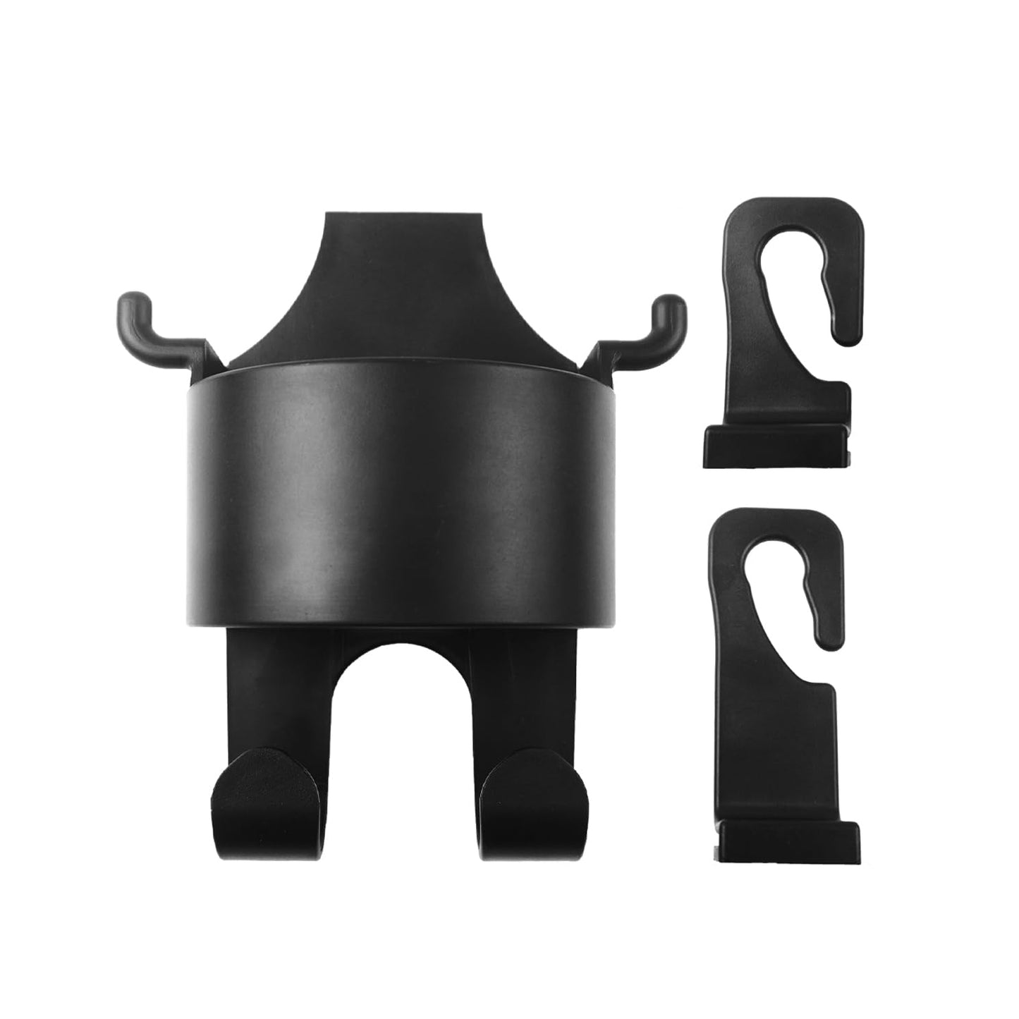 Car Headrest Backseat Organizer 3 In 1 Automotive Cell Phone Drink Cupholder Adapter With Headrest Hooks For Kids And Adults Multifunctional Storage For Car Travel Accessories - LootFaat