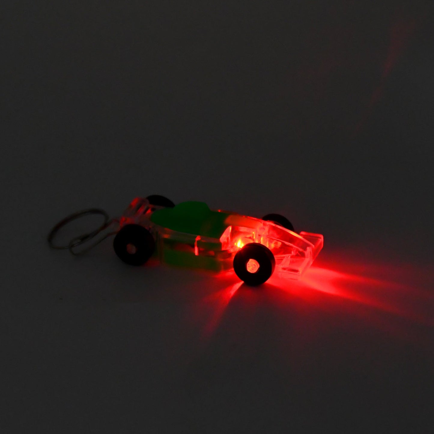 Cars Shape Keychain With On Off Button Led Flashing Light (1 Pc) - LootFaat