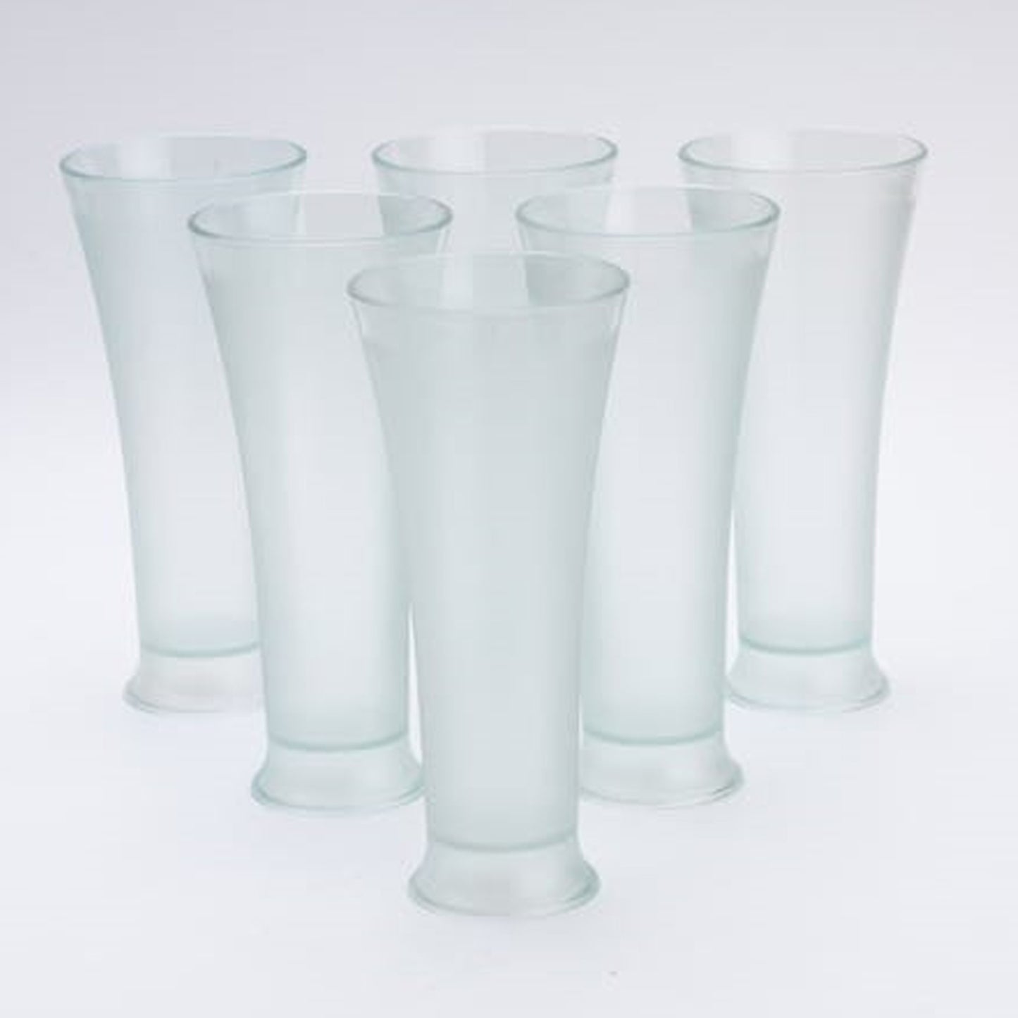 High Quality Faluda Ice Cream Juicer And Water Glasses Set Of 6 Transparent Drinking Water Glasses Stylish Glasses For Faluda Water Juice Glass Set Of 6 Pcs (300 Ml Approx) - LootFaat