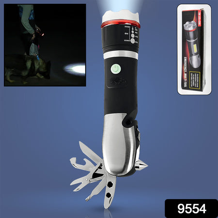 Multi Tool Led Flashlight All In One Tool Light (1 Pc) - LootFaat