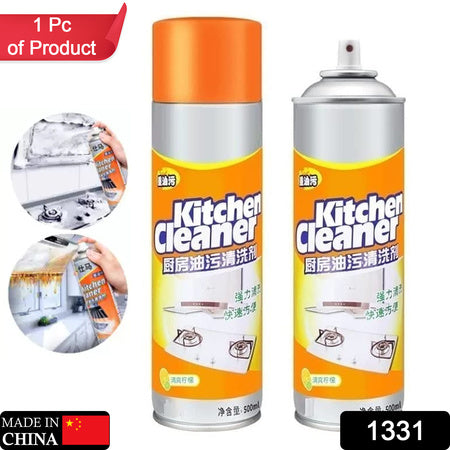 Multipurpose Bubble Foam Cleaner Kitchen Cleaner Spray Oil Grease Stain Remover Chimney Cleaner Spray Bubble Cleaner All Purpose Foam Degreaser Spray (500 Ml) - LootFaat