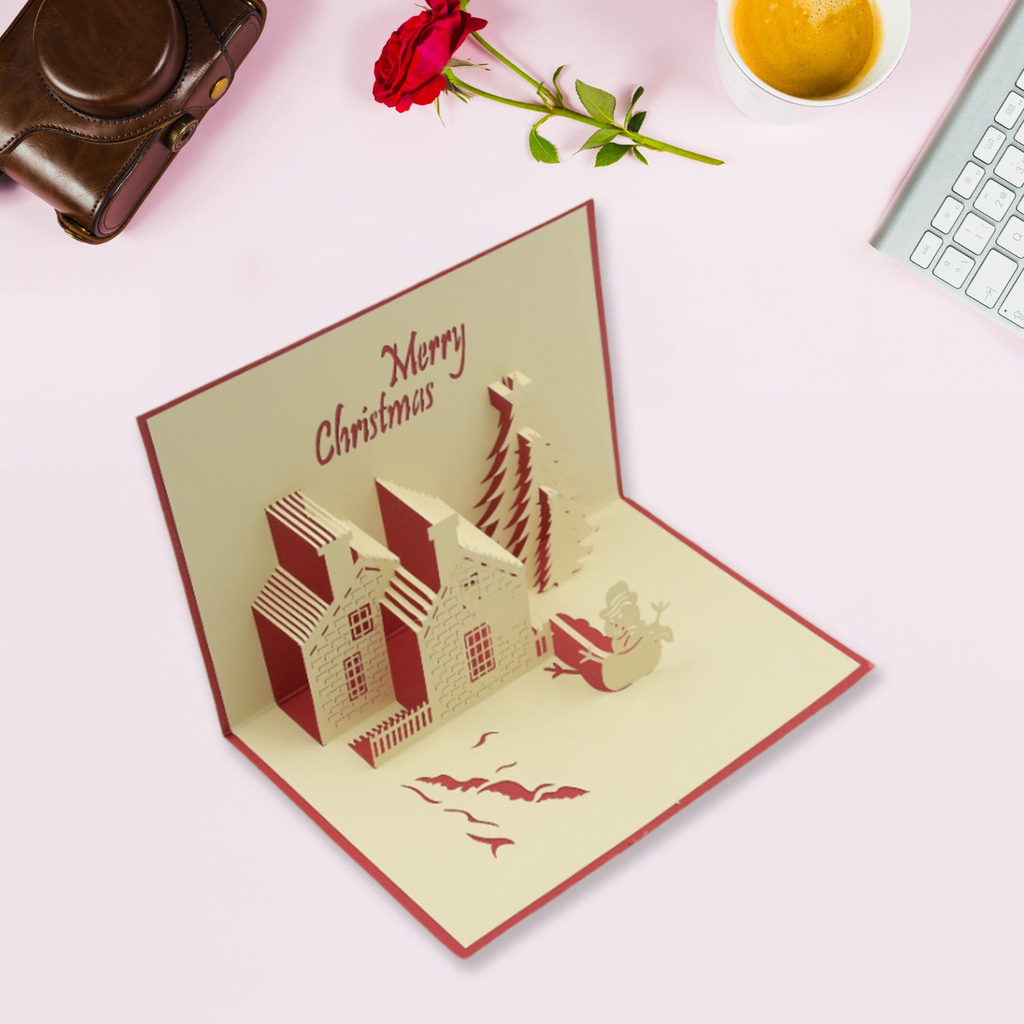 3d Paper Wish Card High Quality Paper Card All Design Card Good Wishing Card (Birthday Valentine Love Christmas Card) (1pc ) - LootFaat