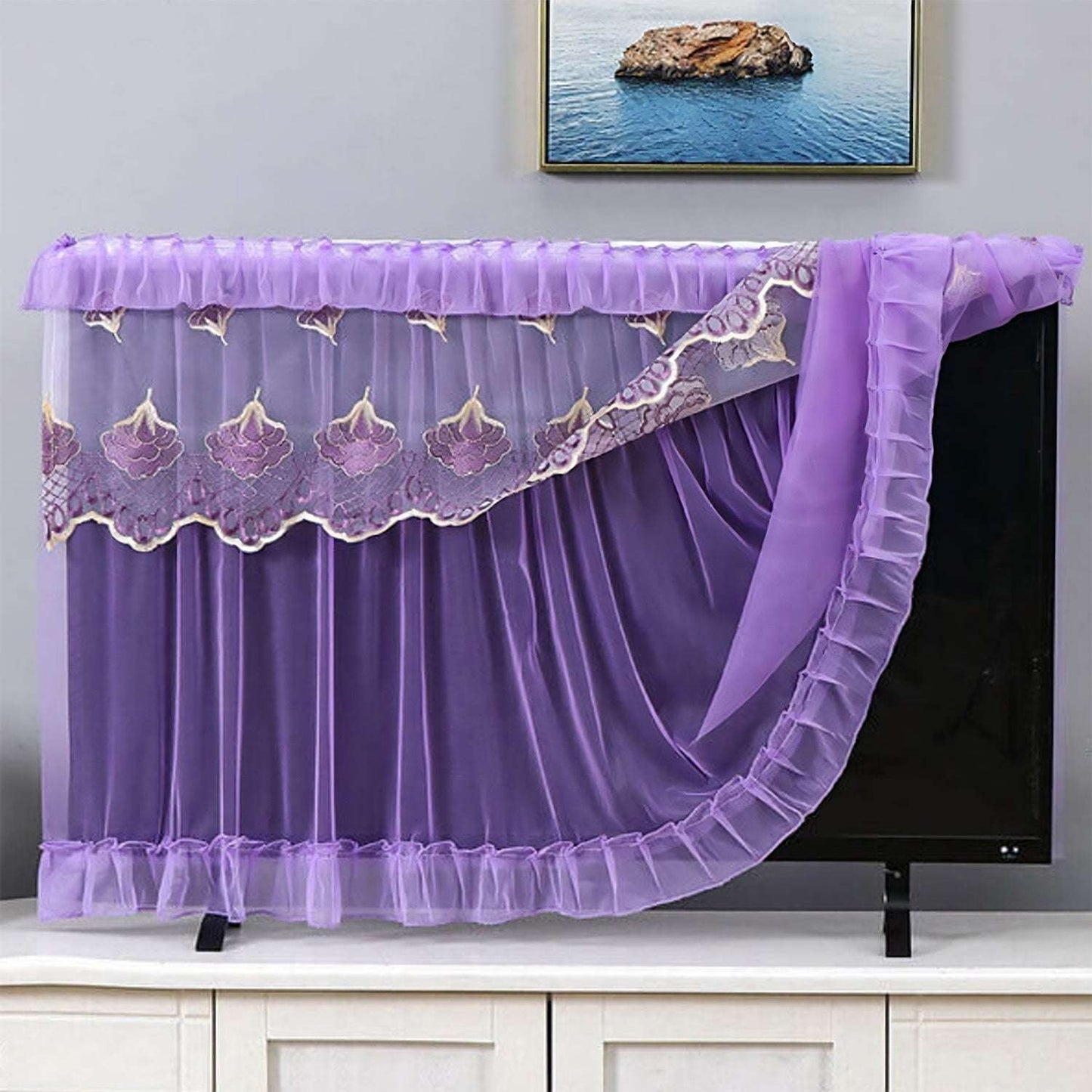 Dustproof Cover For Indoor Tv Screen Protector Cloth Cover (32 Inch) - LootFaat