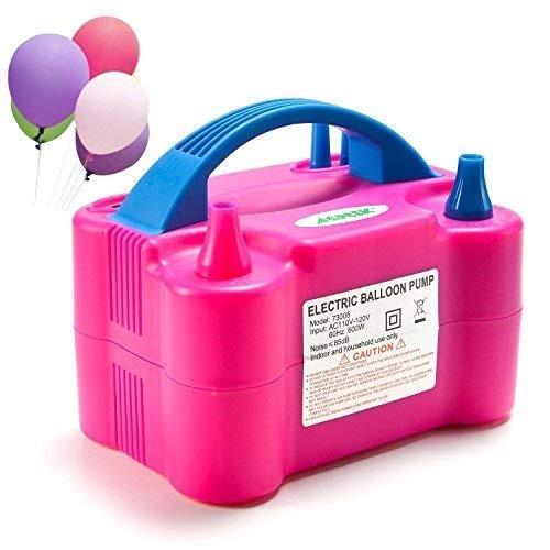 Portable Dual Nozzle Electric Balloon Blower Pump Inflator - LootFaat