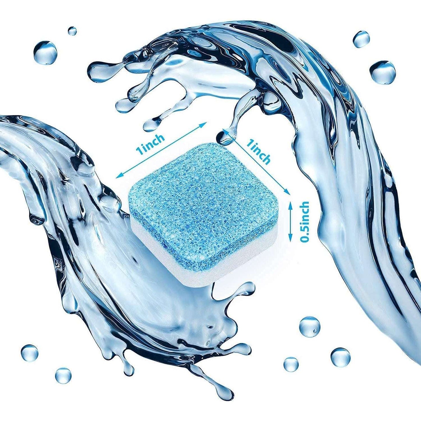 Washing Machine Effervescent Tablet For All Companys Front And Top Load Machine Tablet For Perfectly Cleaning Of Tub Drum Stain Remover Washer Cleaner - LootFaat
