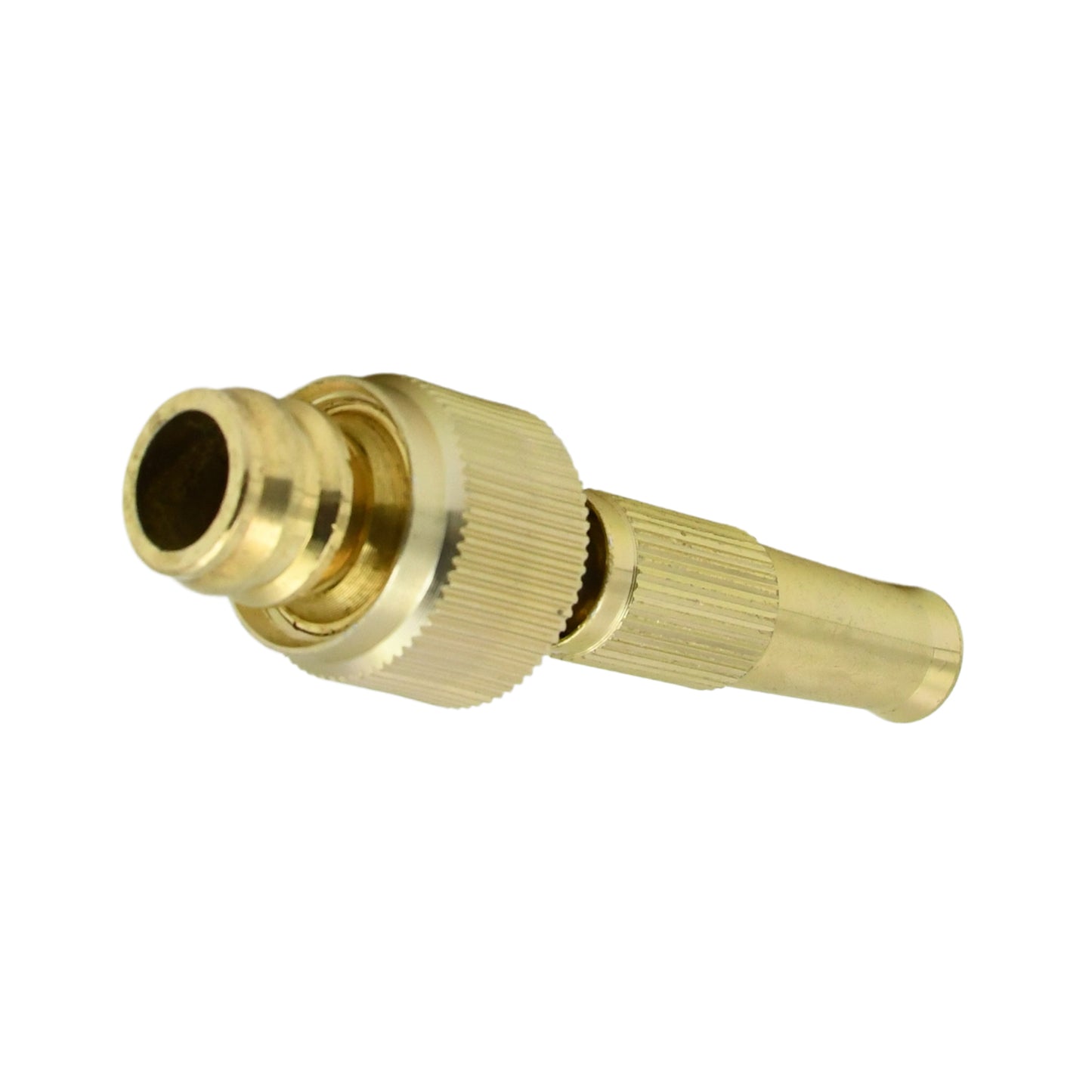 Water Spray Nozzle For Water Pipe Booster Nozzle For Car Wash Nozzle With High Pressure Water Adjustable Brass Nozzle Water Spray Gun For Gardening Watering Tools - LootFaat