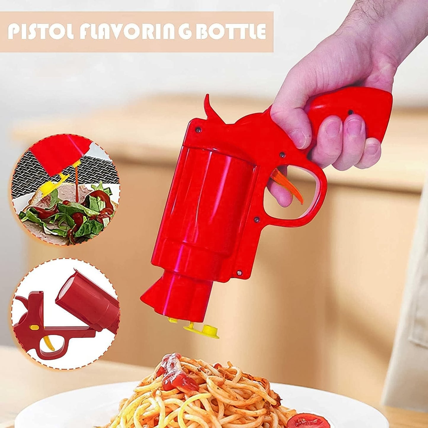 Ketchup Dispenser Mustard Bottle Gun (1 Pc) - LootFaat