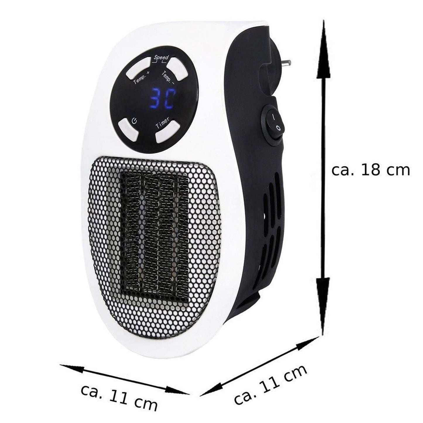 Portable Electric Heater Mini Fan Heater Desktop Household - LootFaat