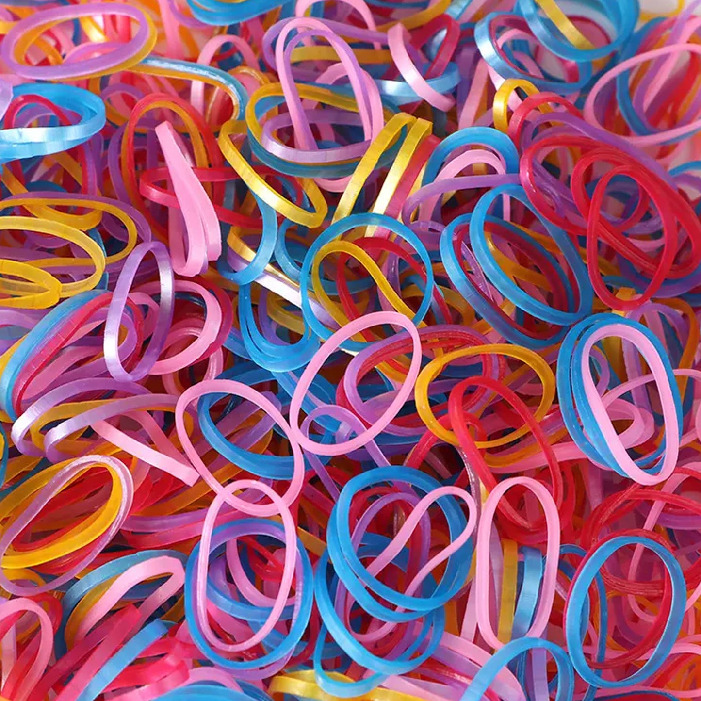 Rubber Band For Officehome And Kitchen Accessories Item Products Elastic Rubber Bands Flexible Reusable Nylon Elastic Unbreakable For Stationery School Multicolor - LootFaat