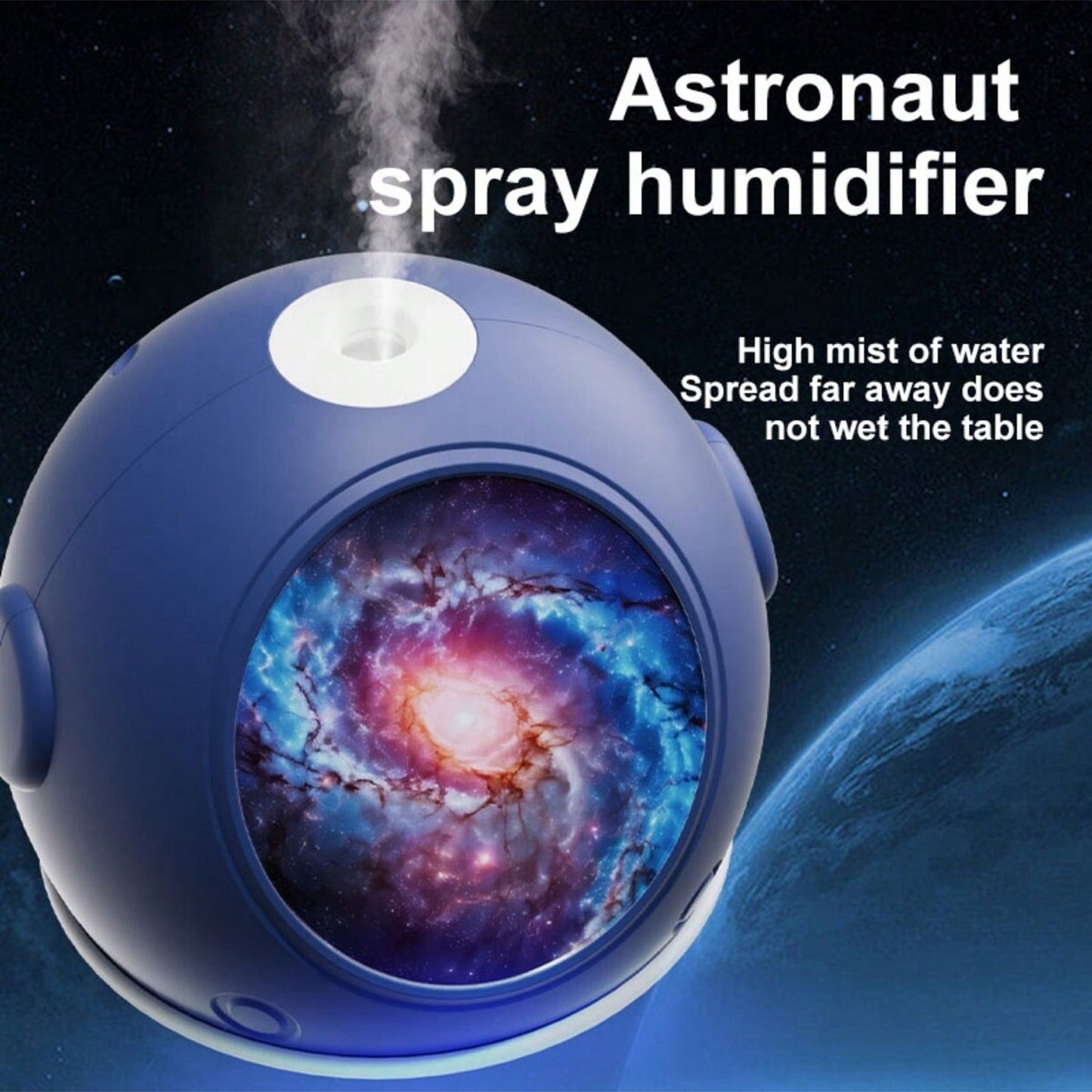 Astronaut Humidifier Ball Shape Humidifier (1 Pc 110 Ml) - LootFaat