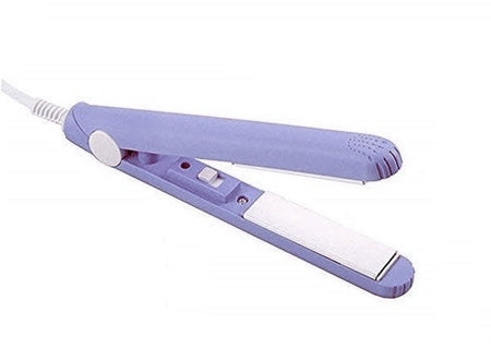 Mini Portable Electronic Hair Straightener And Curler - LootFaat