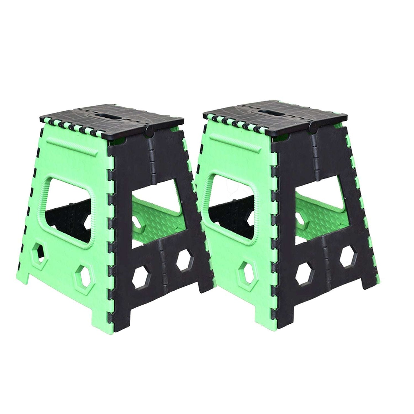 1pc 18inch Folding Stool For Adults And Kids Also For Kitchen Stepping With (Brown Box) - LootFaat