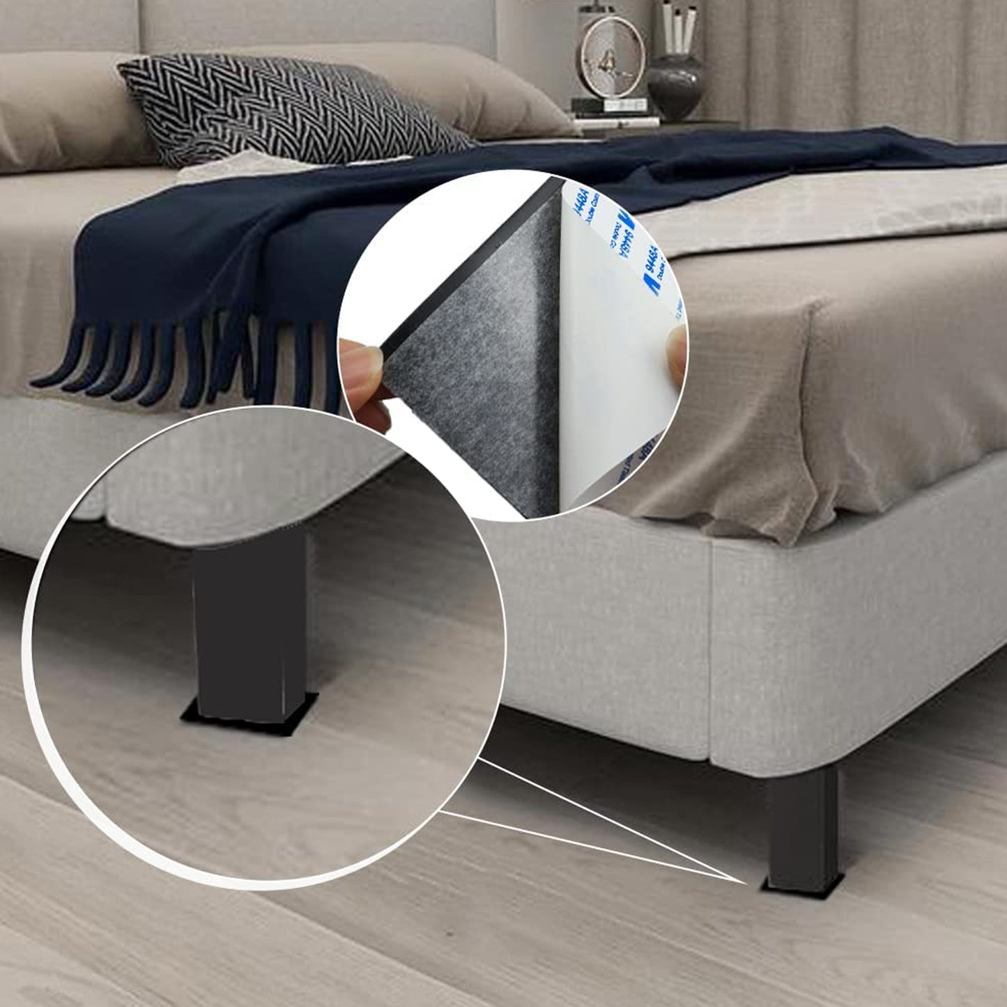 Furniture Pad Square Felt Pads Floor Protector Pad For Home All Furniture Use (Pack Of 4 Pc) - LootFaat