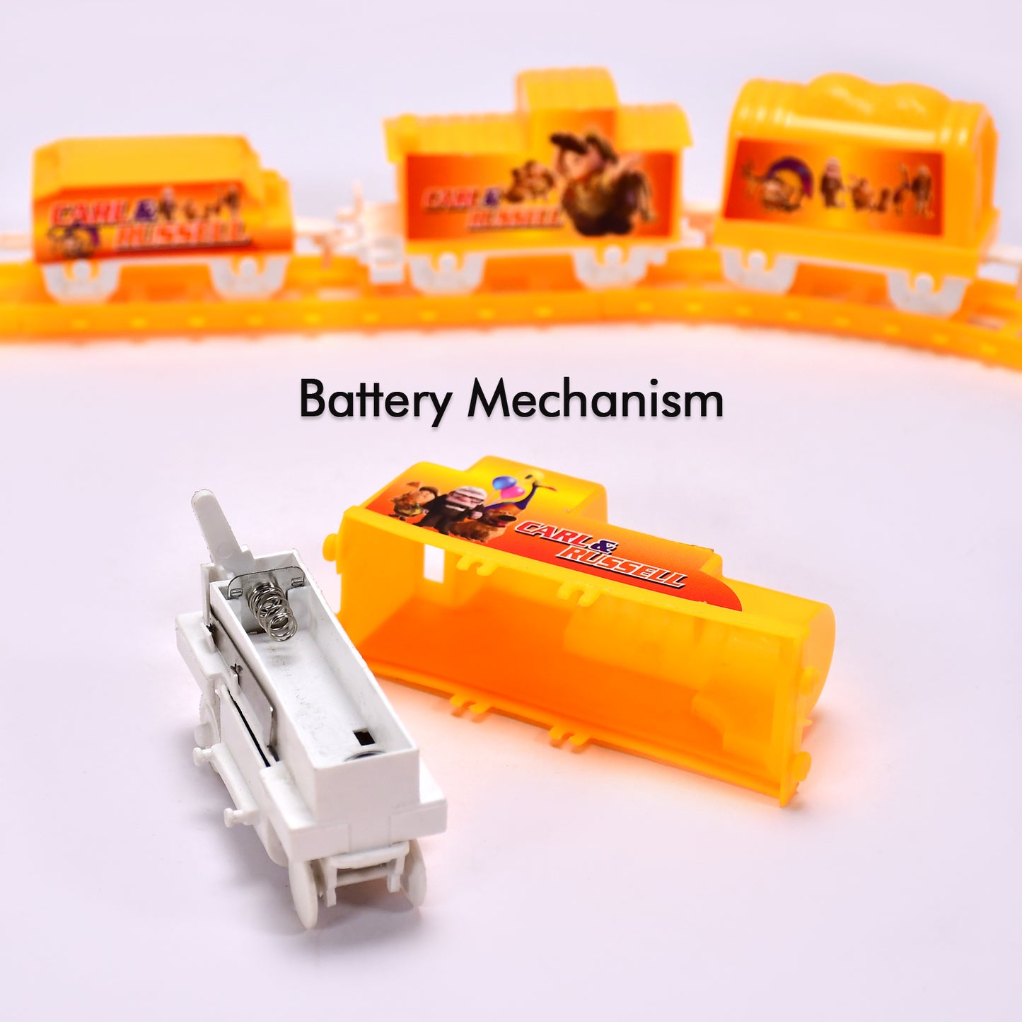 Kids Toy Train High Speed Big Train Play Set Toy Battery Operated Train Set With Light And Sound - LootFaat