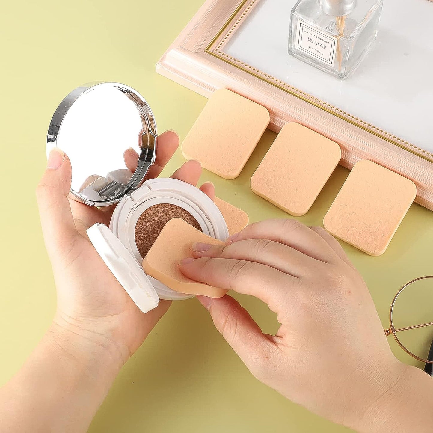 Makeup Sponges Set Perfect For Liquid Cream And Powder (6 Pcs Set) - LootFaat