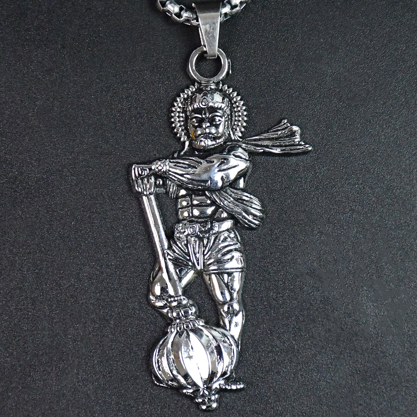 Hanuman Ji Pendant With Gada Religious Jewellery For Men And Women (1 Pc) - LootFaat