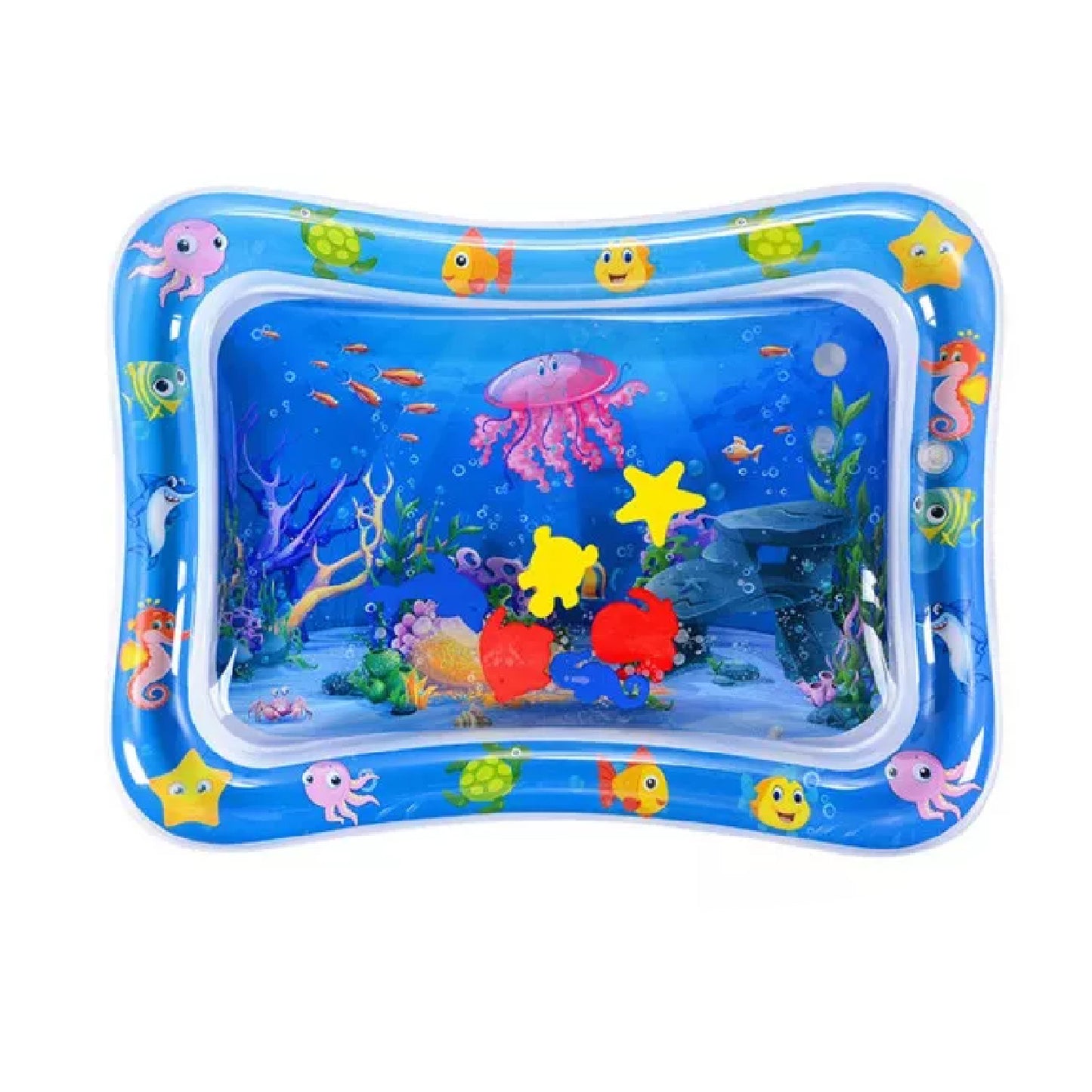 Baby Water Mat Inflatable Baby Play Mat Activity Center For Infant Baby Toys 3 To 15 Months Baby Gifts For Boys Girls(Assorted Design) - LootFaat