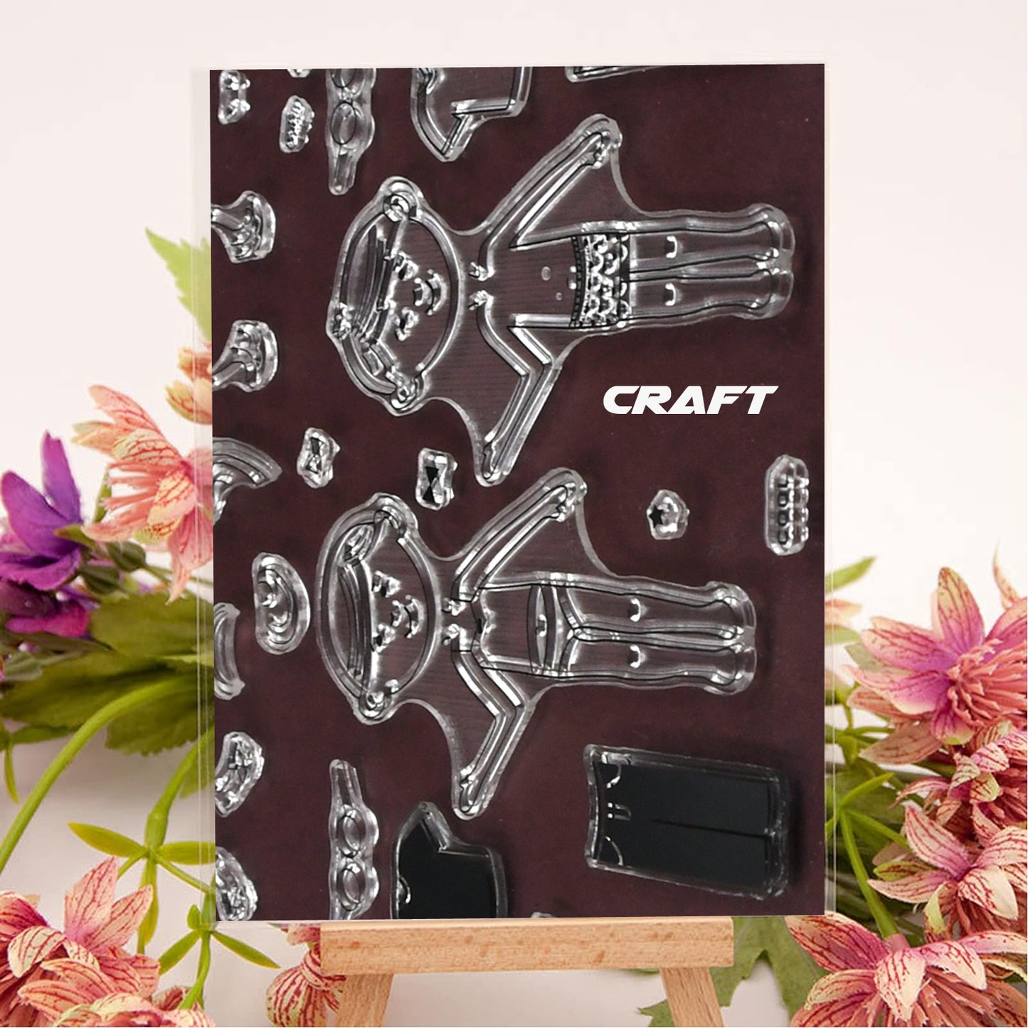 Reusable Rubber Stamp Tpr Stamp Diy Accessories Good Stamping Effect Diy Transparent Stamp Stick Repeatedly For Envelope For Diary For Invitation Letter Photo Album Decoration For Paper Crafts (Mix Design 1 Set) - LootFaat