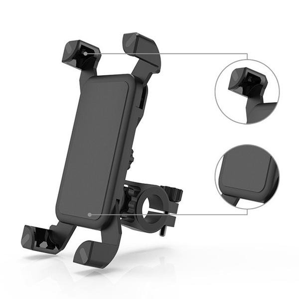 Bike Phone Mount Anti Shake And Stable Cradle Clamp With 360 Rotation - LootFaat