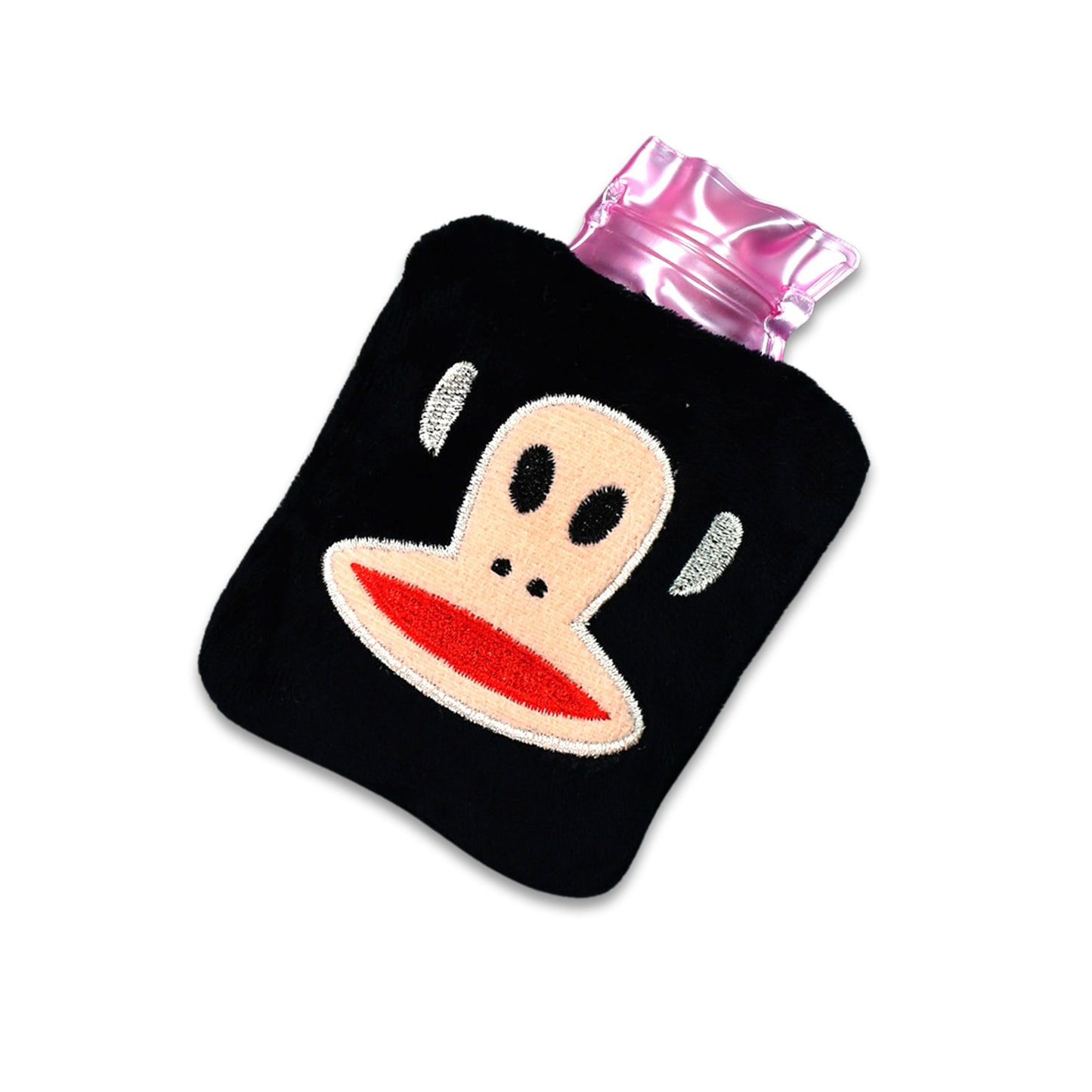 Black Monkey Small Hot Water Bag With Cover For Pain Relief Neck Shoulder Pain And Hand Feet Warmer Menstrual Cramps. - LootFaat