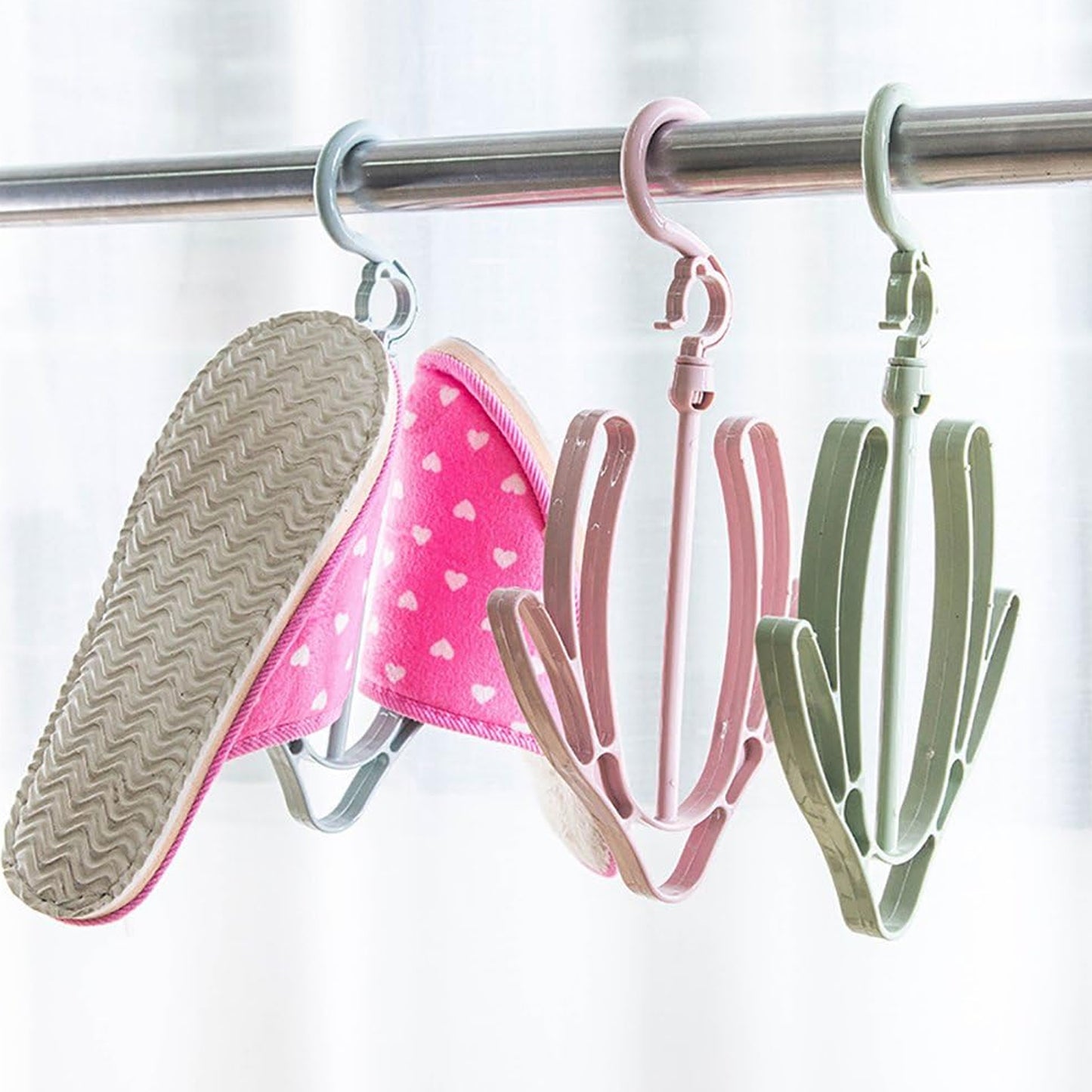 Shoes Drying Hanger Rotatable Shoe Hanging Racks For Balcony Closet (1pc) - LootFaat