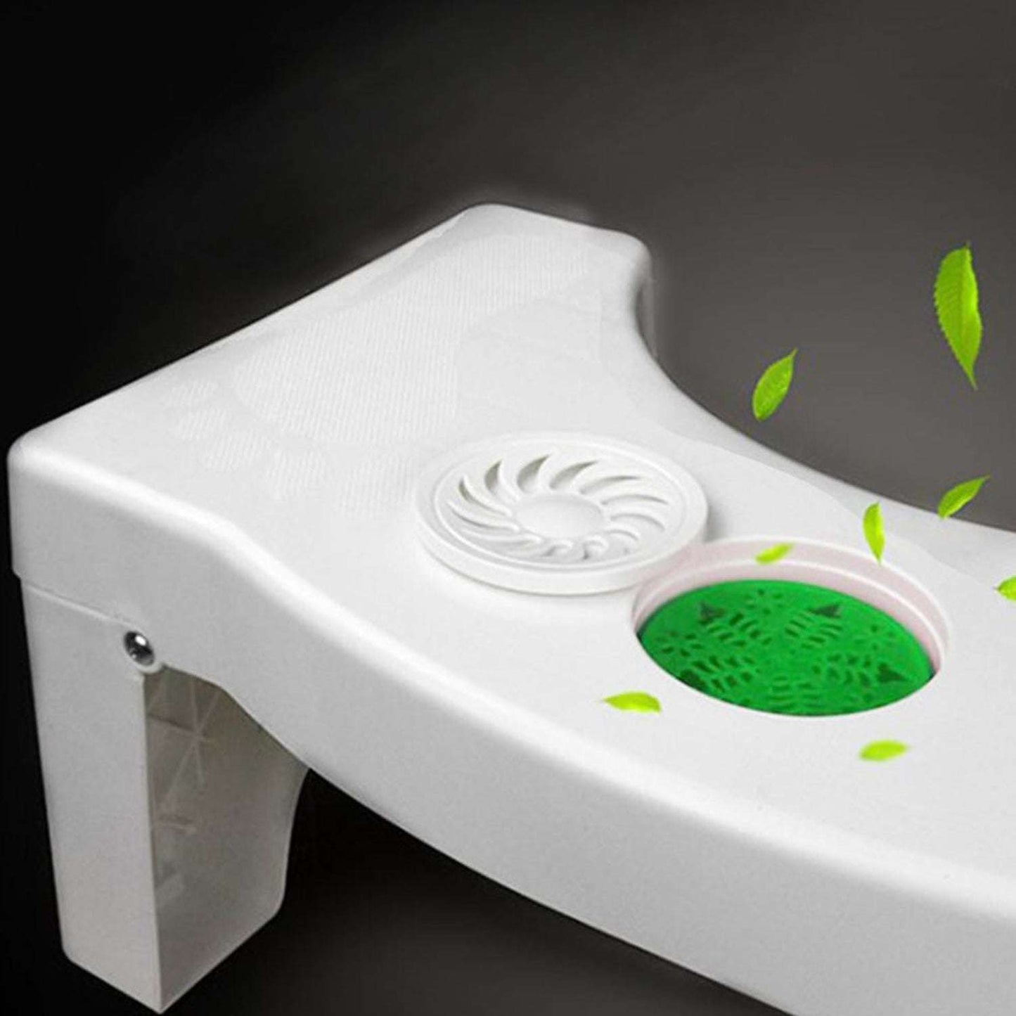 Plastic Non-slip Folding Toilet Squat Stool - White Color - LootFaat