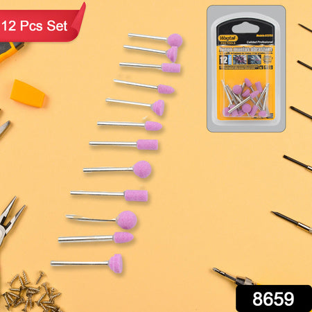Grinding Wheels Head Grinding Head (Different Design 12 Pcs Set) - LootFaat