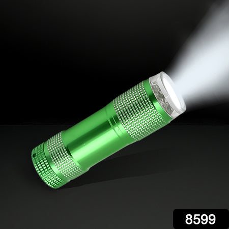 Super-bright Mini 9 Led Bulb Pocket Torches - Small Torch Flashlight For Camping Hiking Diy Travelling Outdoors And More3 Battery Operated (Battery Not Included 1 Pc) - LootFaat