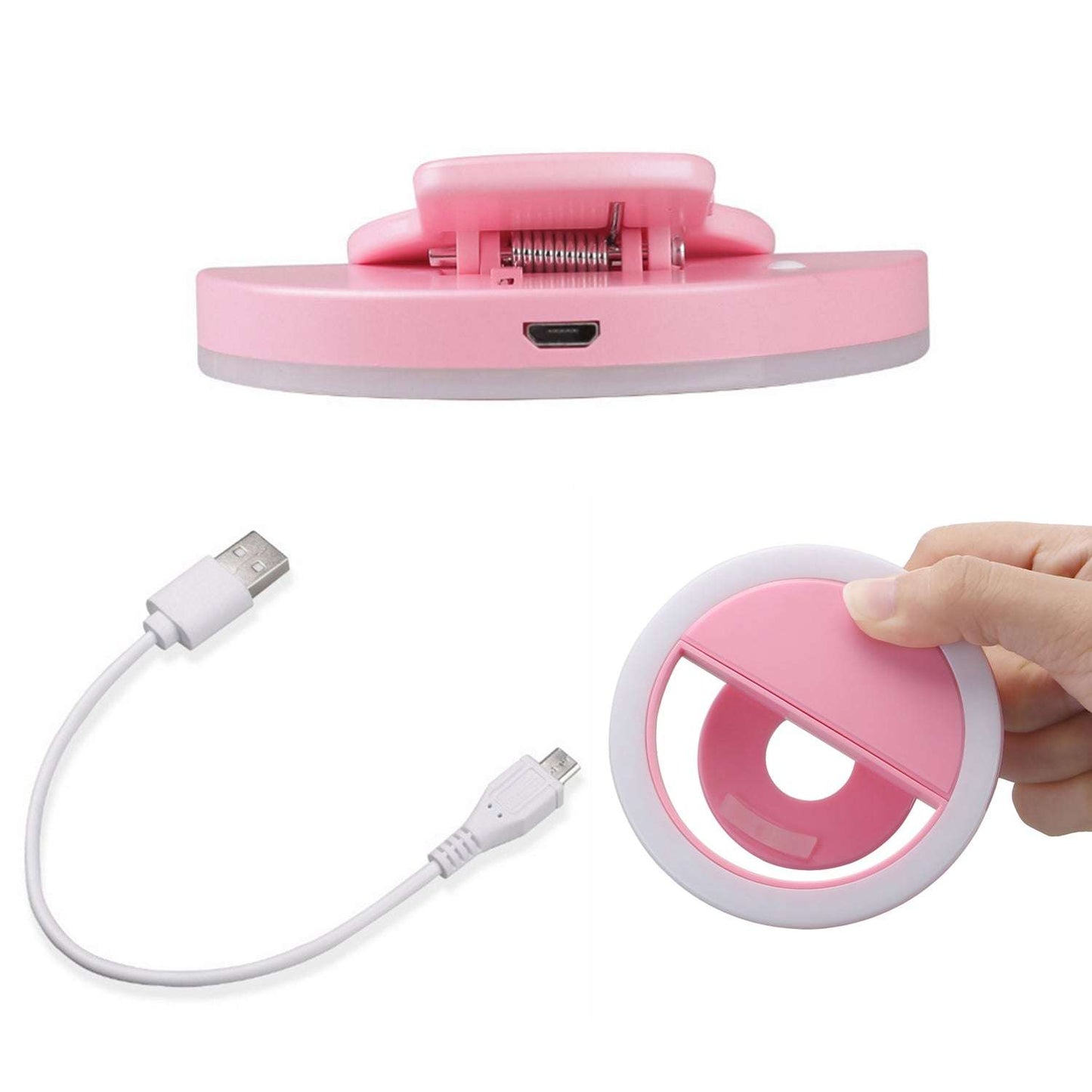 Selfie Ring Light Used For Applying Bright Shade Over Face During Taking Selfies And Making Videos Etc. - LootFaat
