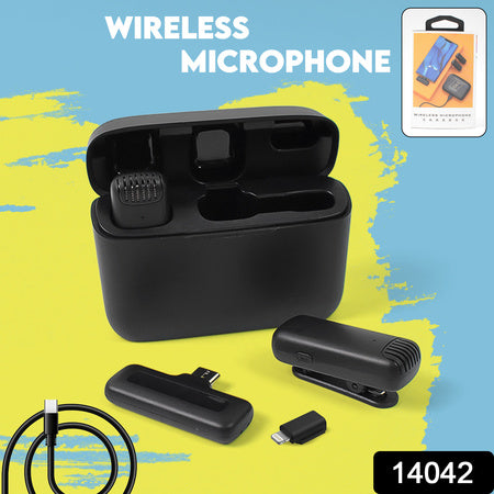 Wireless Microphones Collar Mic For All Smart Phone Type-c (1 Set) - LootFaat