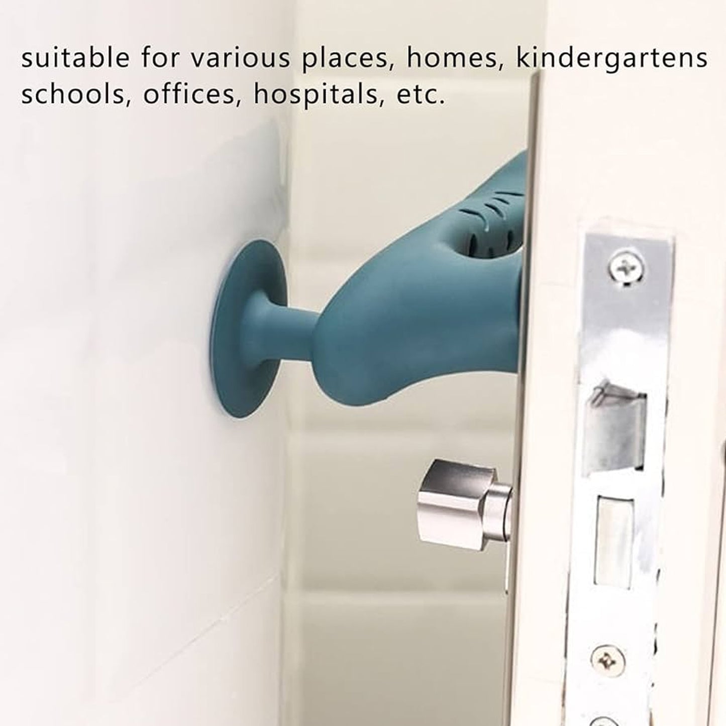 Silicone Door Handle Cover With Suction Cup (1 Pc) - LootFaat