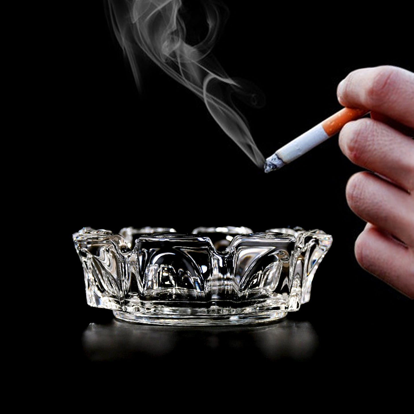Sanford Cigar Cigarette Ashtray Round Tabletop For Home Office Indoor Outdoor Home Decor - LootFaat