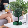 Portable Telescopic Desk Fan - Adjustable Height, Foldable, USB Rechargeable