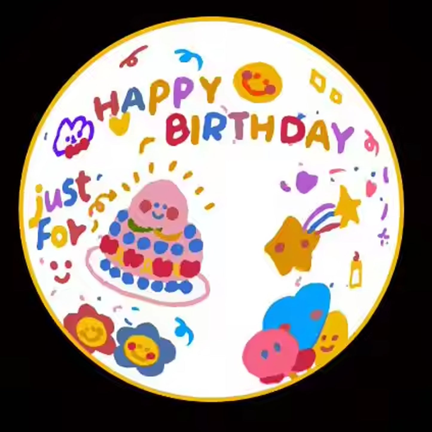 Birthday Projector With 8 Slides Patterns (1 Set) - LootFaat