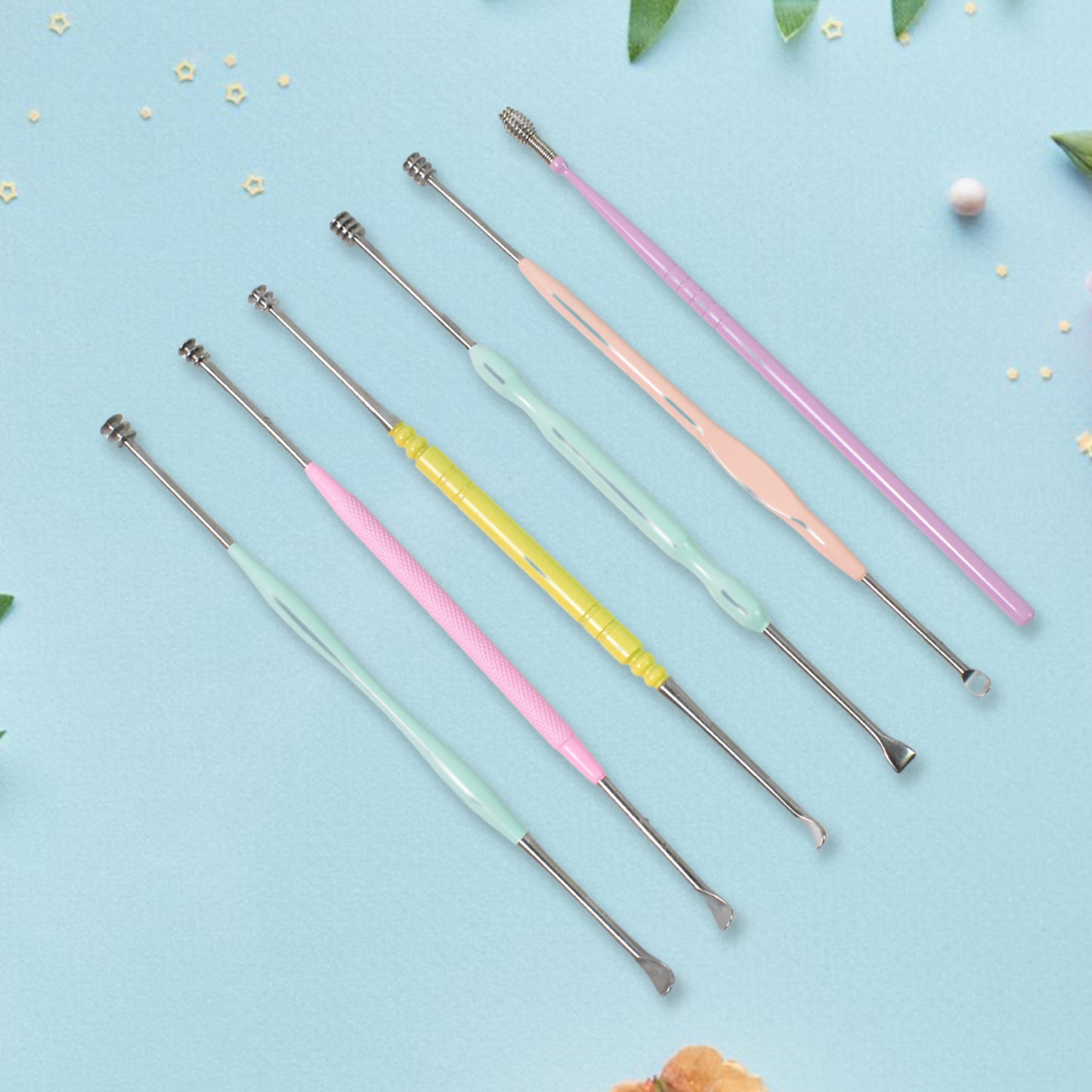 7 Pcs Earwax Removal Kit Ear Cleansing Tool Set - LootFaat
