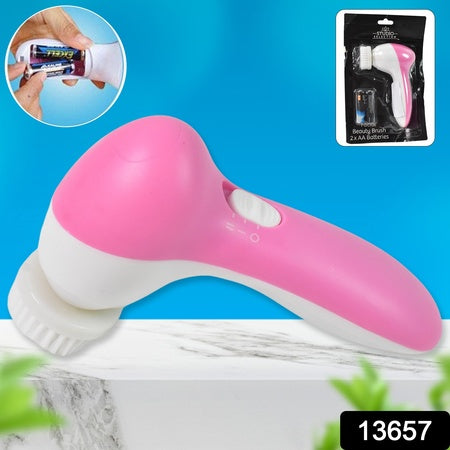 Facial Beauty Brush Face Massager (1 Pc With 2 Aa Battery Included) - LootFaat