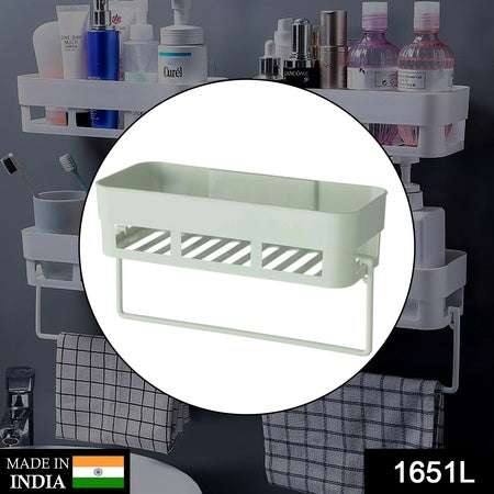 Multipurpose Kitchen Bathroom Shelf Wall Holder Storage Rack Bathroom - LootFaat