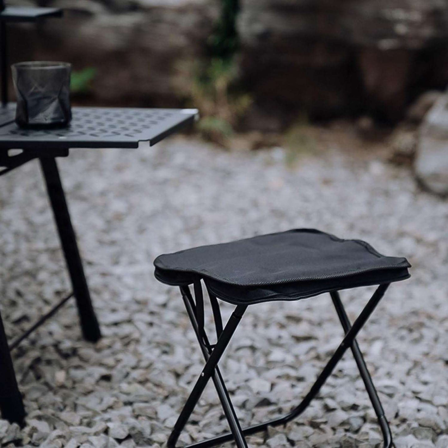 Folding Camping Stool Collapsible Camp Stool Portable Seat Travel Little Stools (1 Pc) - LootFaat