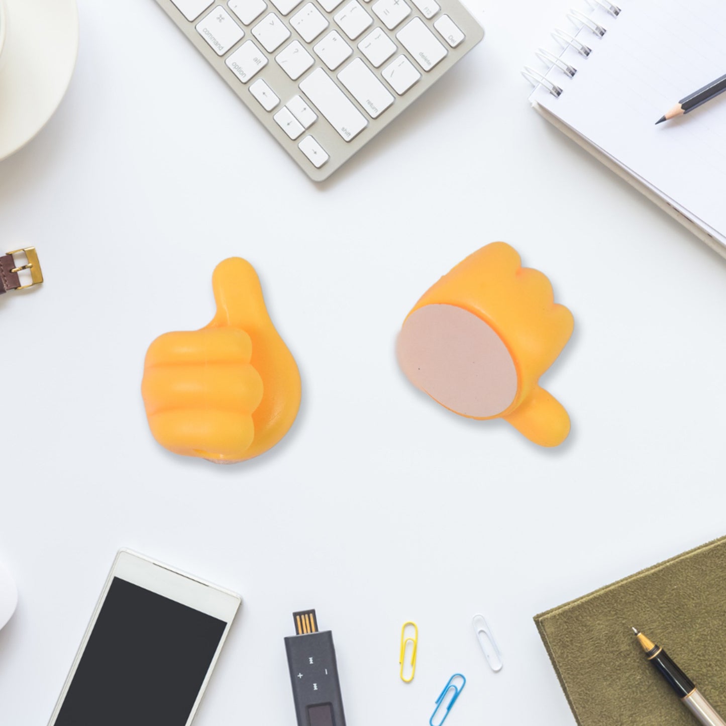 Self Adhesive Hooks For Cable Clips Desktop Cable Organizer (6 Pcs Set Mix Design) - LootFaat