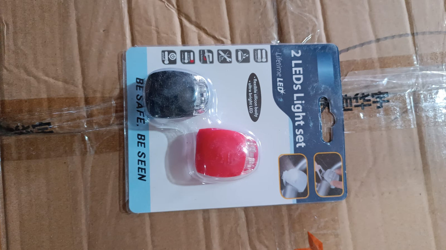 Silicone Led Bike Light Set (2 Pcs Set) - LootFaat
