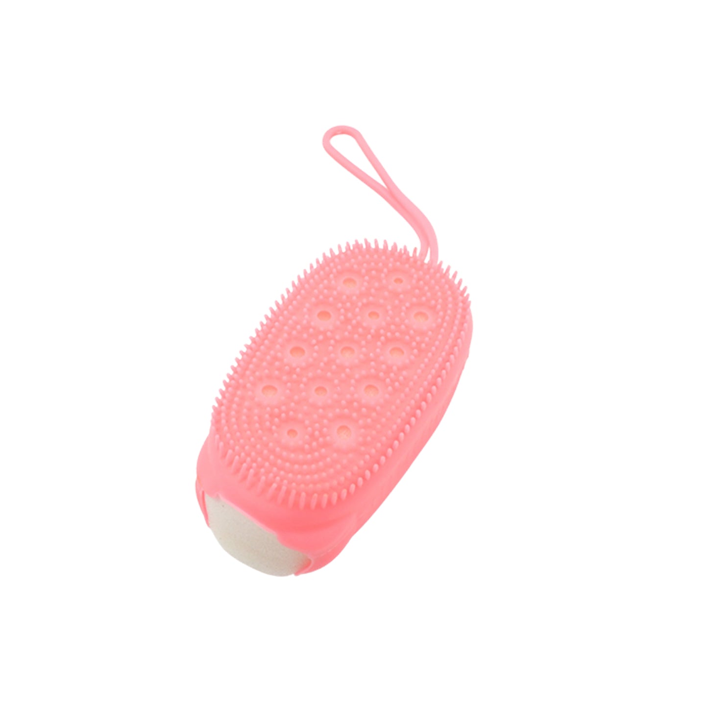 Silicone Super Soft Silicone Bath Brush Double-sided Body Scrubber Brush For Deep Cleasing Exfoliating Ultra-soft Scrubber(1 Pc) - LootFaat