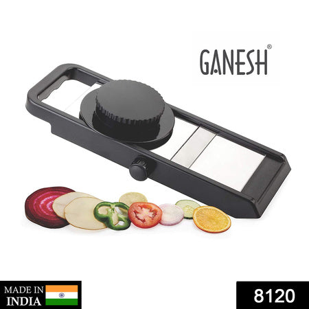 Ganesh Adjustable Plastic Slicer 1-piece Blacksilver - LootFaat