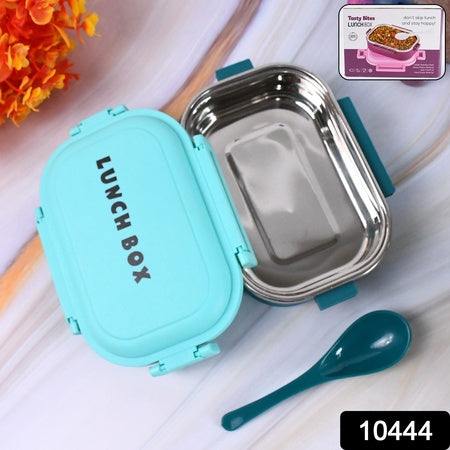 Insulated Testy Stainless Steel Leakproof Lunch Box With Spoon (1 Set) - LootFaat