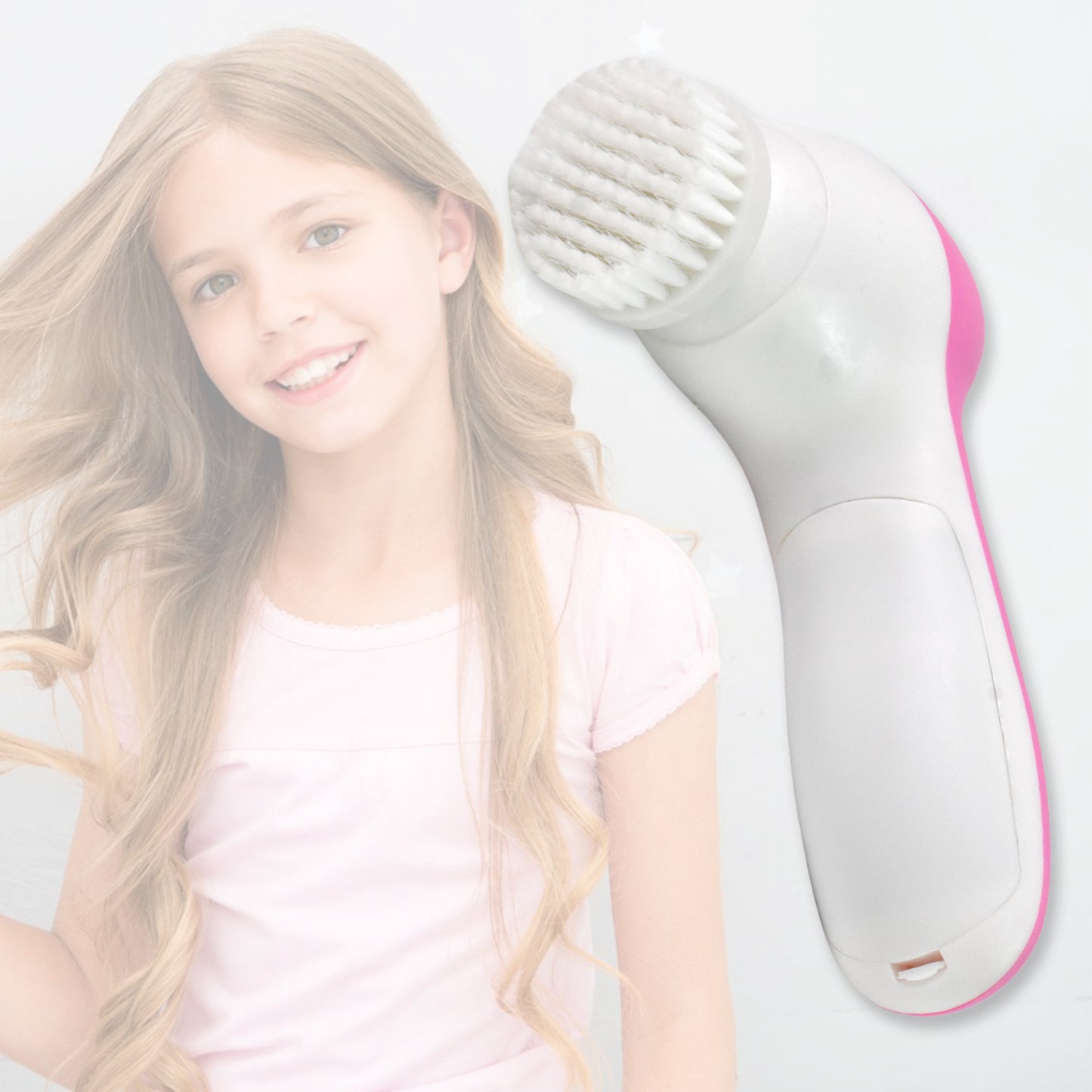 Facial Beauty Brush Face Massager (1 Pc With 2 Aa Battery Included) - LootFaat