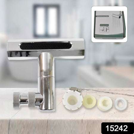 Plastic Multifunctional Universal Shower Head - Adjustable High Pressure Water Saving (1 Pc) - LootFaat