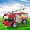 DIY Metal Fire Truck Building Kit - 292 Pcs Construction Set for Kids